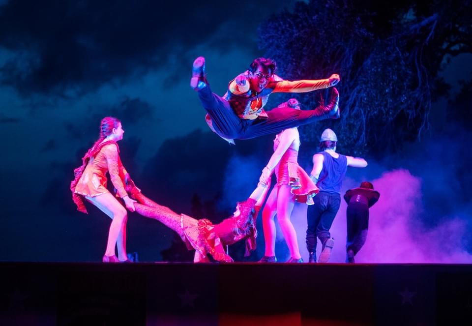 Brayden Alberto — aerial stunt, TEXAS Outdoor Musical